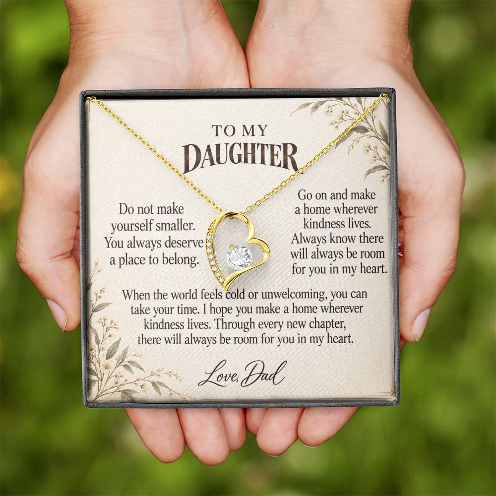 C527 - The Front Door Is Always Open And A Promise To Carry Into New Chapters - Forever Love Necklace