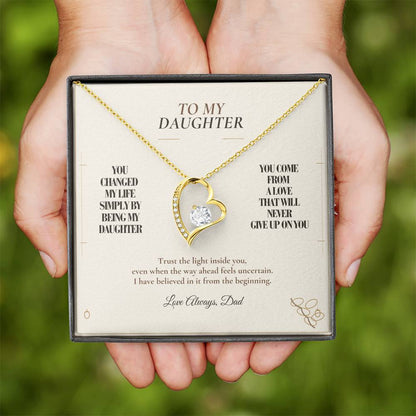 C120 - You Made Me A Better Man Simply By Giving Me The Honor Of Being Your Dad - Forever Love Necklace