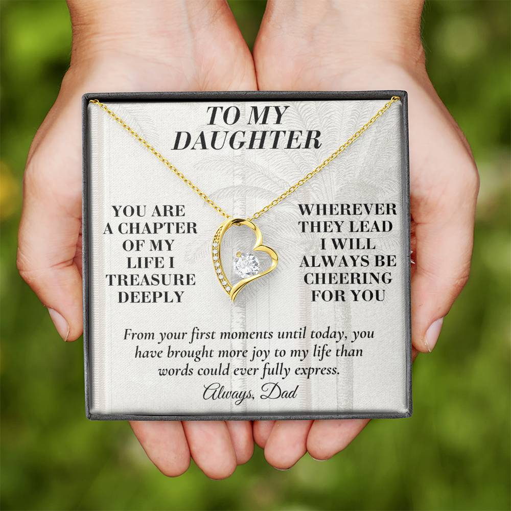 C162 - You Are The Beautiful Chapter Of My Life I Will Always Read With Pride - Forever Love Necklace