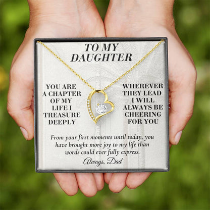 C162 - You Are The Beautiful Chapter Of My Life I Will Always Read With Pride - Forever Love Necklace