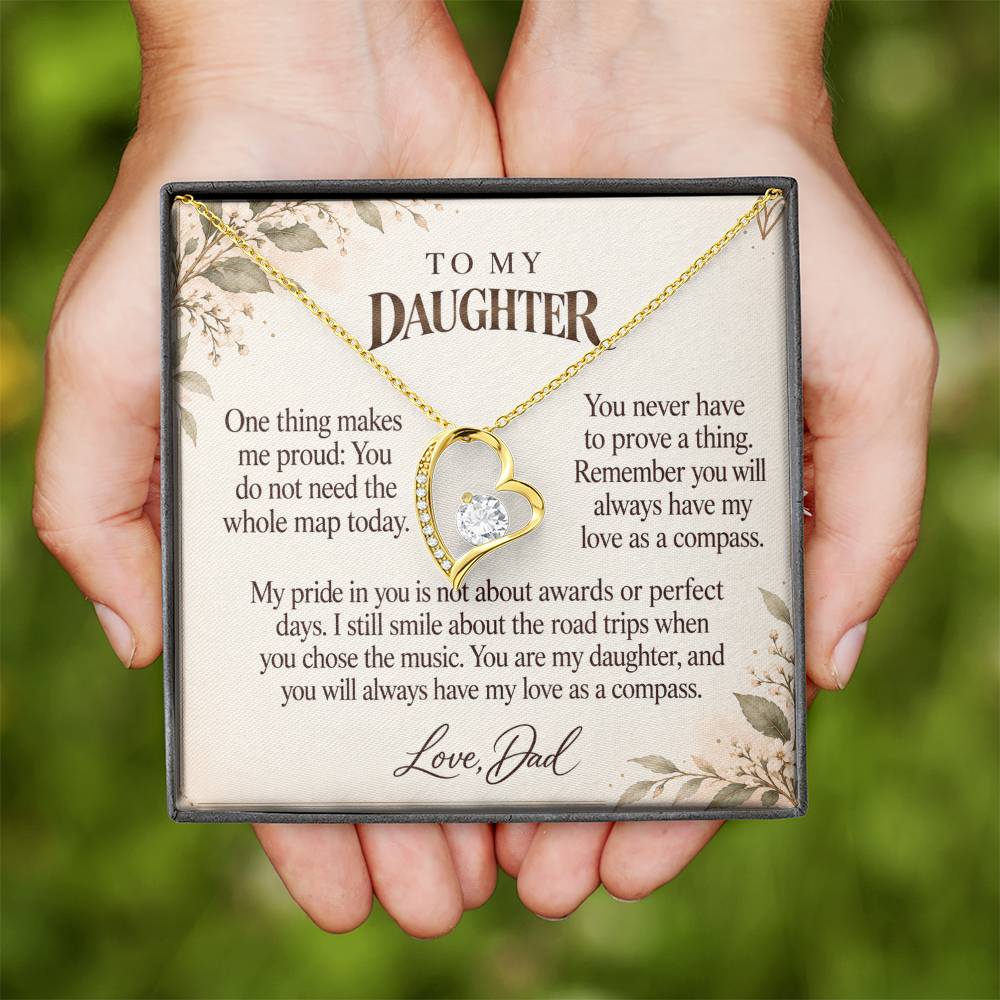 C578 - The Long Road Ahead And A Father Proud Of Who You Are - Forever Love Necklace