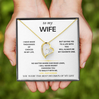 S21 - The Best Decision Of My Life – Forever Love Necklace From Husband