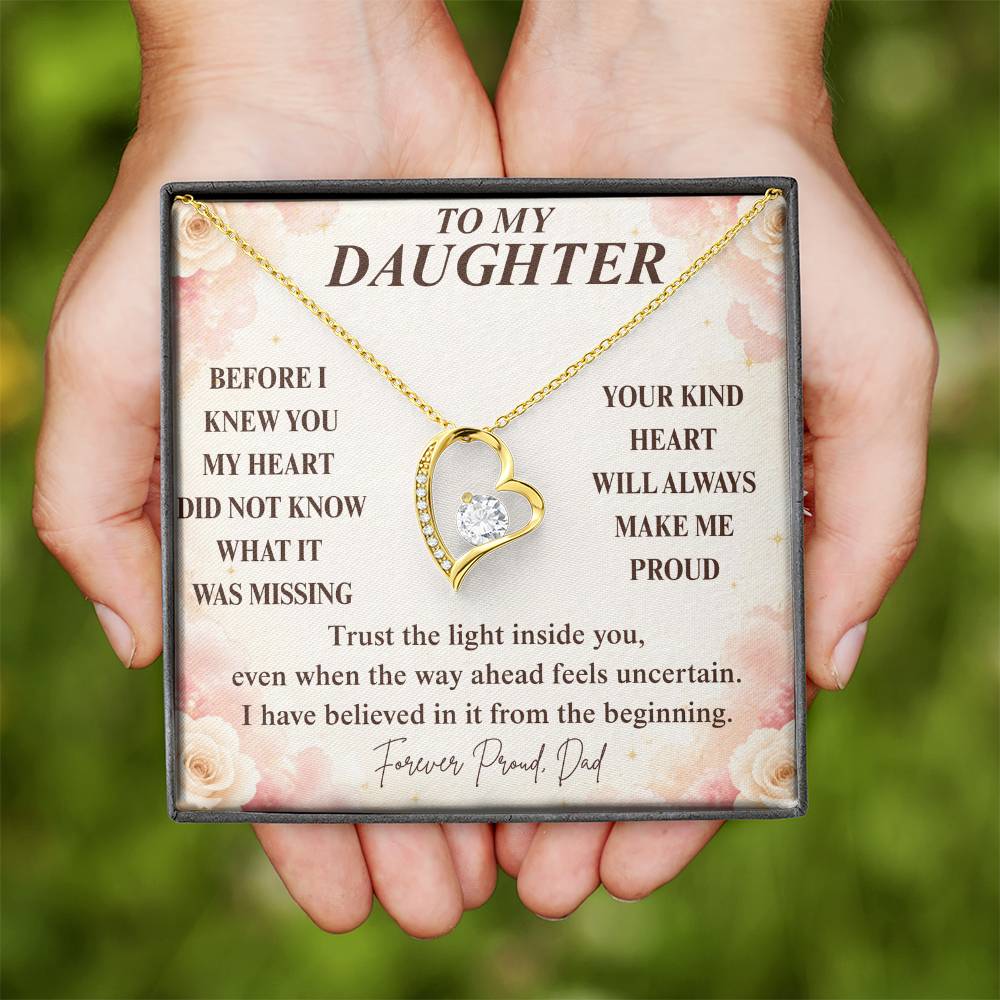 C375 - You Are A Dream I Never Knew My Heart Was Waiting To Love So Deeply - Forever Love Necklace
