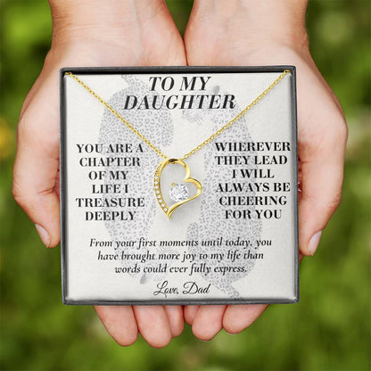 C187 - You Do Not Have To Be Perfect To Make Me Proud You Only Have To Be Yourself - Forever Love Necklace