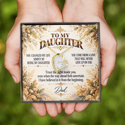C420 - You Made Me A Better Man Simply By Giving Me The Honor Of Being Your Dad - Forever Love Necklace