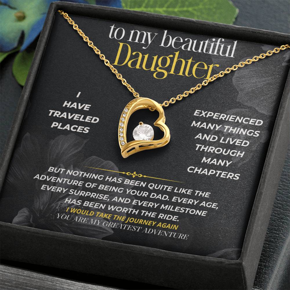 S296 - You Are My Greatest Adventure – Forever Love Necklace From Dad