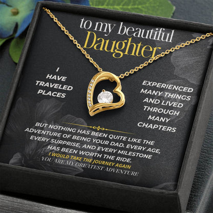 S296 - You Are My Greatest Adventure – Forever Love Necklace From Dad