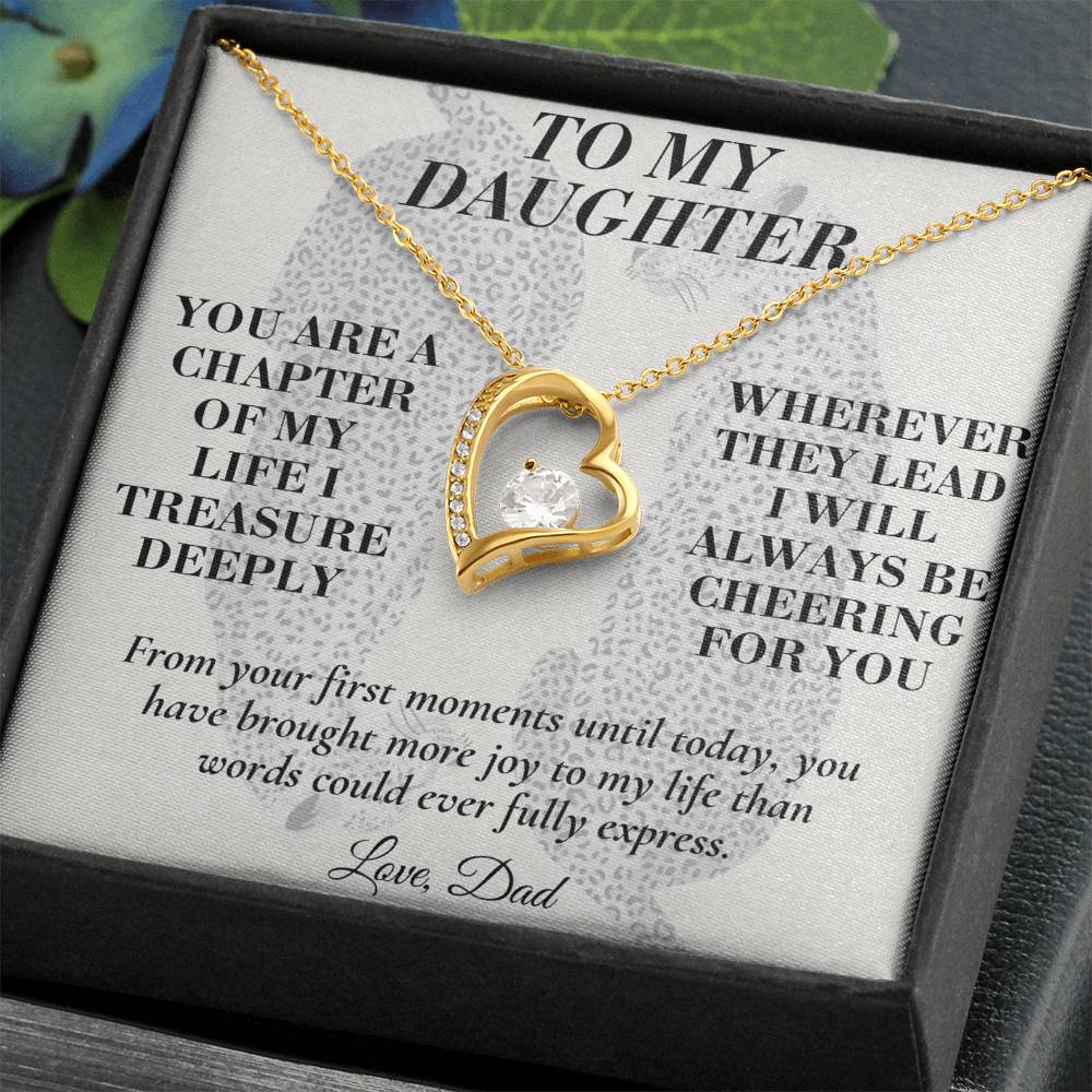 C187 - You Do Not Have To Be Perfect To Make Me Proud You Only Have To Be Yourself - Forever Love Necklace