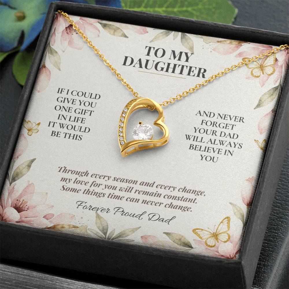 C103 - If I Could Give You One Gift It Would Be To See Yourself Through My Eyes - Forever Love Necklace