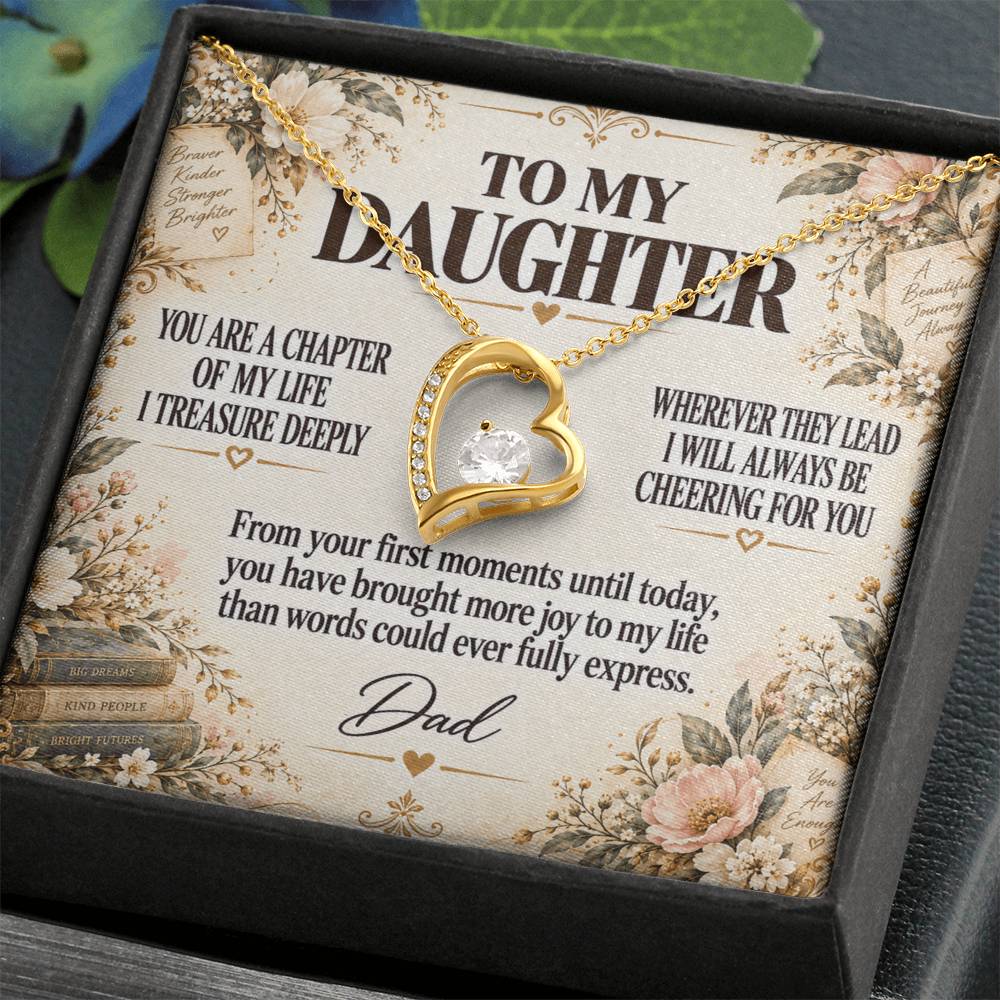 C212 - You Are The Beautiful Chapter Of My Life I Will Always Read With Pride - Forever Love Necklace