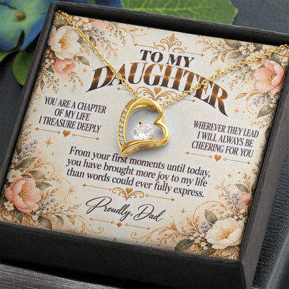 C462 - You Are The Beautiful Chapter Of My Life I Will Always Read With Pride - Forever Love Necklace
