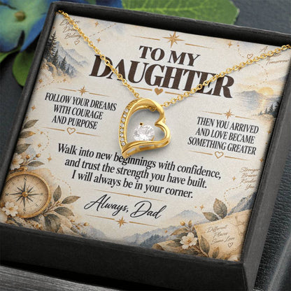 C234 - When You Feel Lost Remember The Love That Raised You Will Always Help Guide You Home - Forever Love Necklace