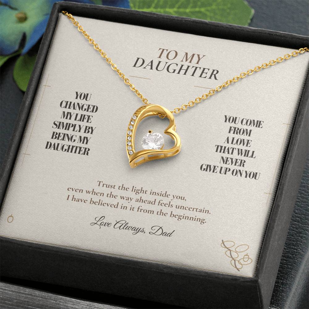 C120 - You Made Me A Better Man Simply By Giving Me The Honor Of Being Your Dad - Forever Love Necklace
