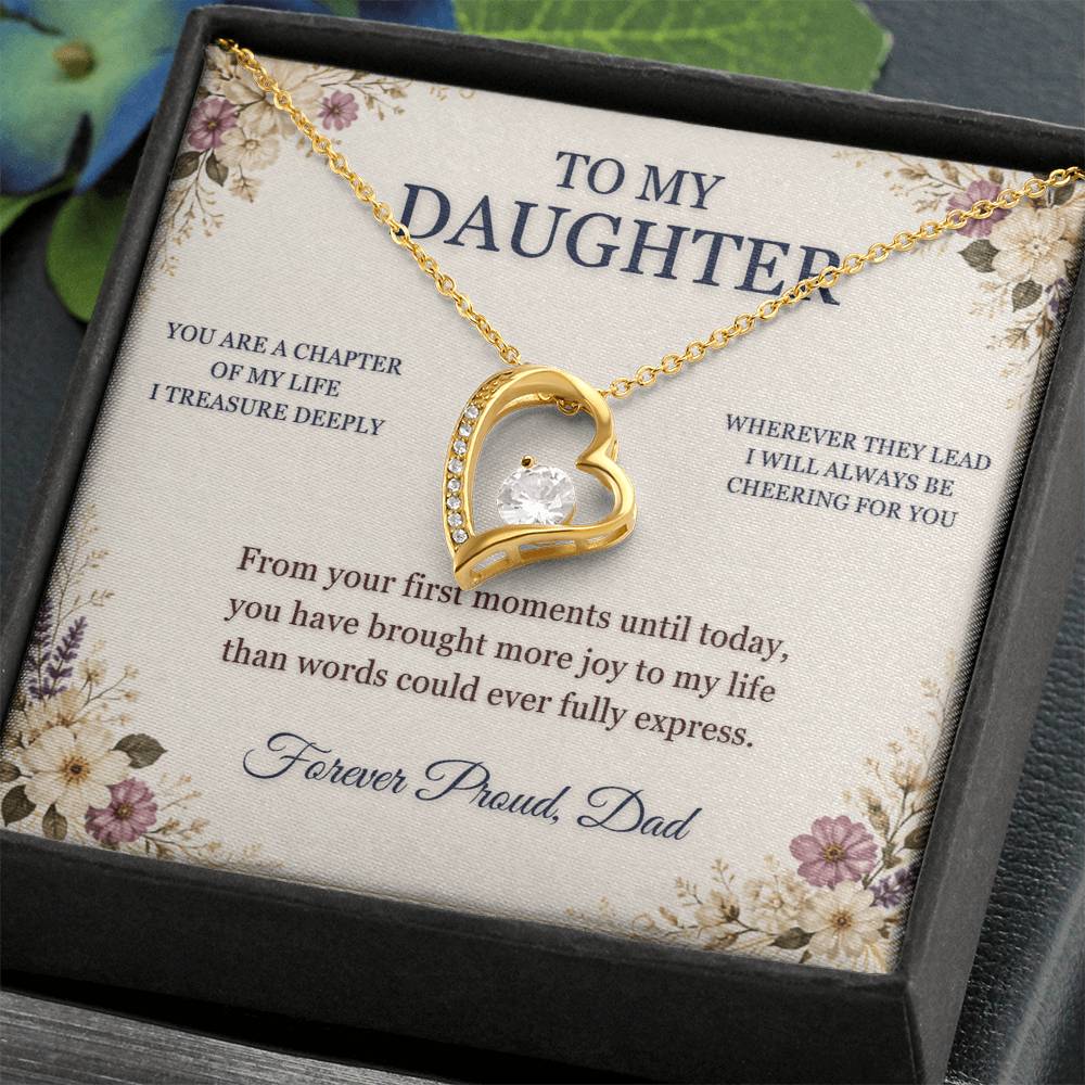 C87 - You Do Not Have To Be Perfect To Make Me Proud You Only Have To Be Yourself - Forever Love Necklace