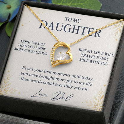 C67 - You Are More Capable More Courageous And More Loved Than You Could Ever Imagine - Forever Love Necklace