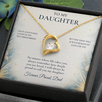 C71 - I Hope You Always See The Light In Yourself That I Have Seen Since The Beginning - Forever Love Necklace