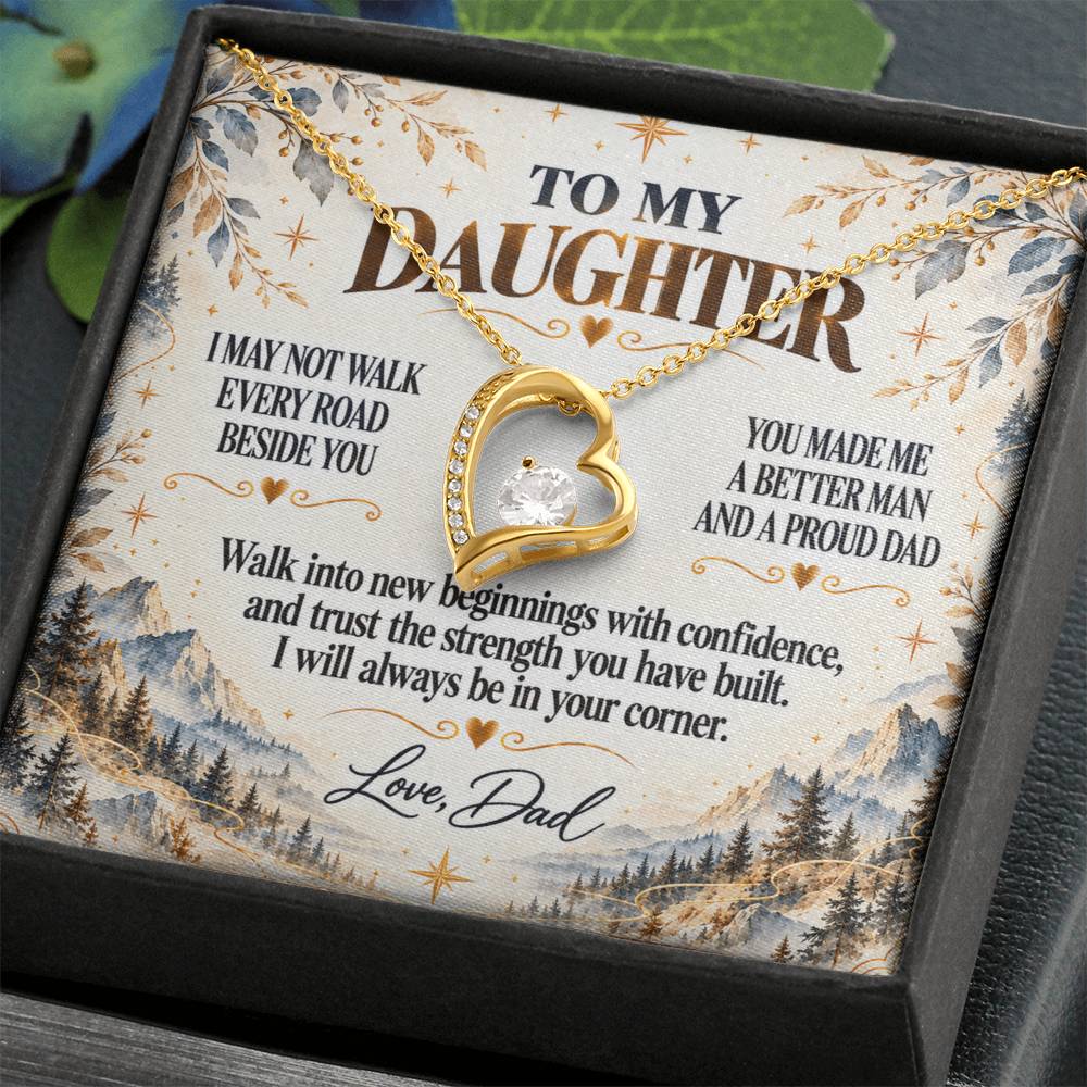 C299 - The Greatest Gift Life Gave Me Was The Chance To Love You As Your Dad - Forever Love Necklace