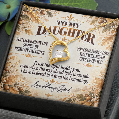 C320 - You Made Me A Better Man Simply By Giving Me The Honor Of Being Your Dad - Forever Love Necklace