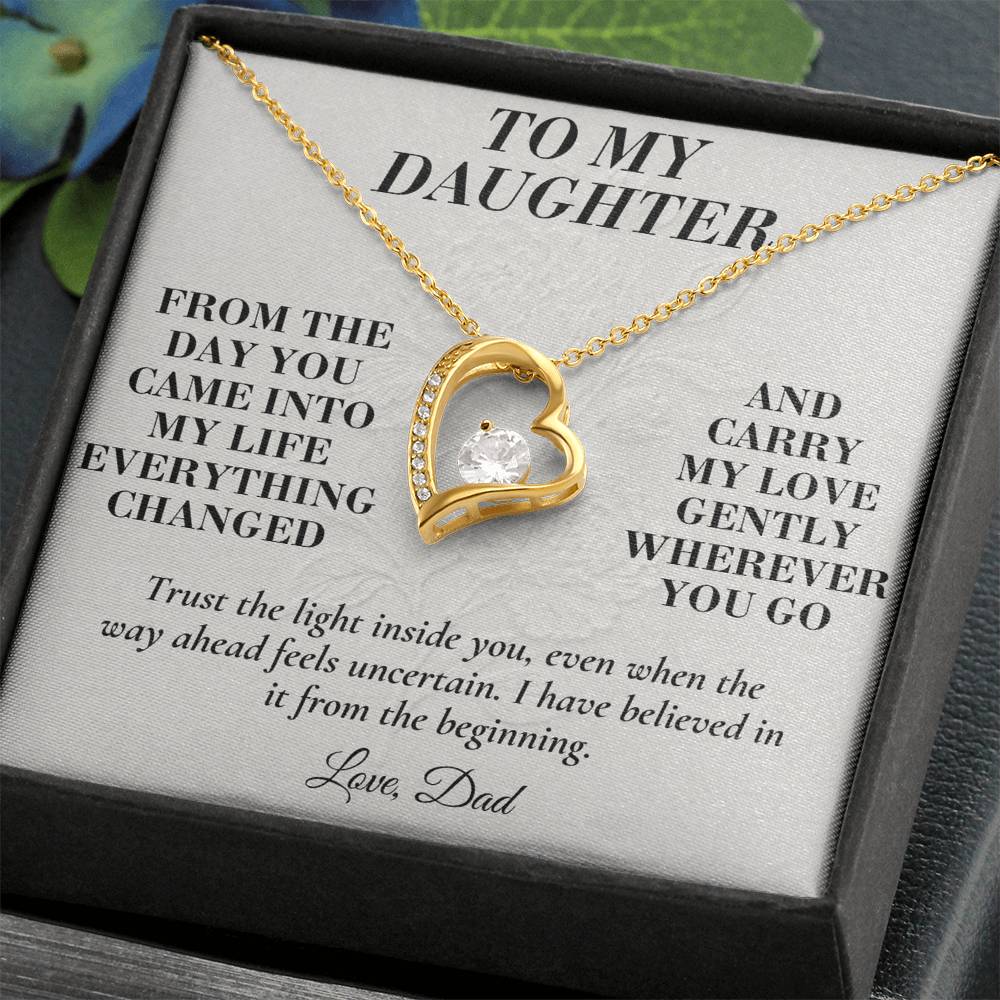C140 - If You Ever Forget How Special You Are Remember Dad Has Never Forgotten For A Single Day - Forever Love Necklace