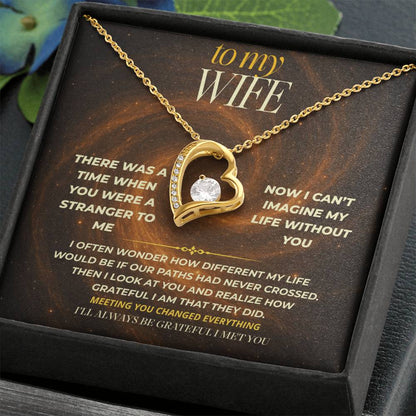S149 - I’ll Always Be Grateful I Met You – Forever Love Necklace From Husband