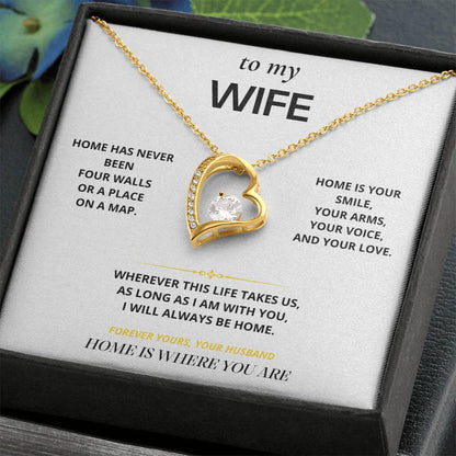 S14 - Home Is Where You Are – Forever Love Necklace From Husband