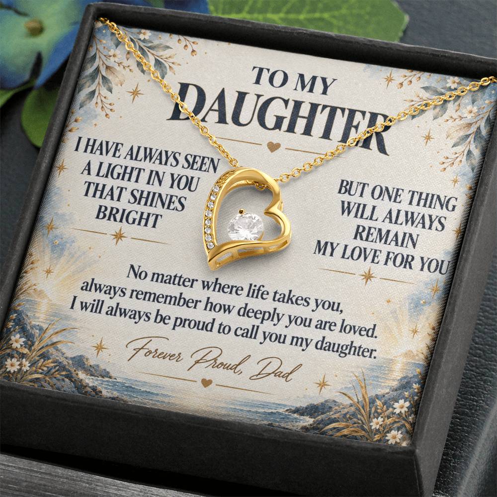 C271 - I Hope You Always See The Light In Yourself That I Have Seen Since The Beginning - Forever Love Necklace