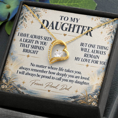 C271 - I Hope You Always See The Light In Yourself That I Have Seen Since The Beginning - Forever Love Necklace