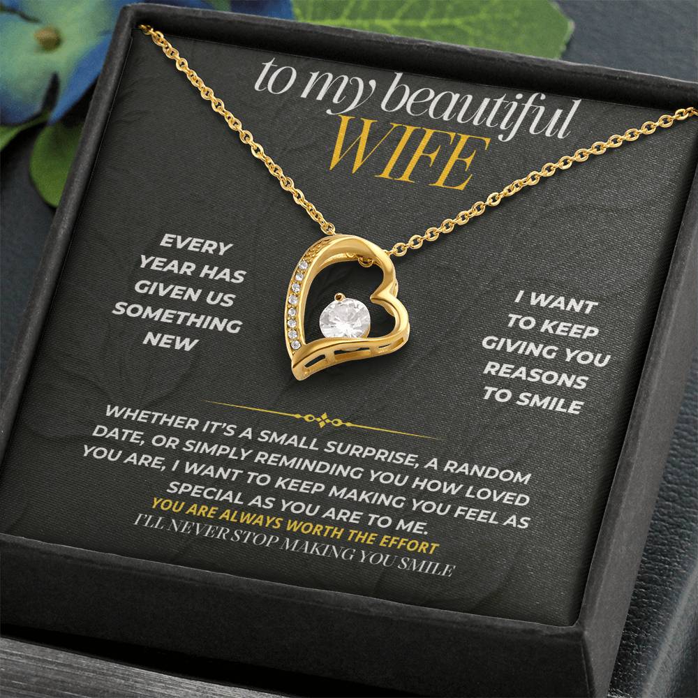 S196 - You Are The Woman I Want To Keep Surprising – Forever Love Necklace From Husband