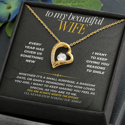 S196 - You Are The Woman I Want To Keep Surprising – Forever Love Necklace From Husband