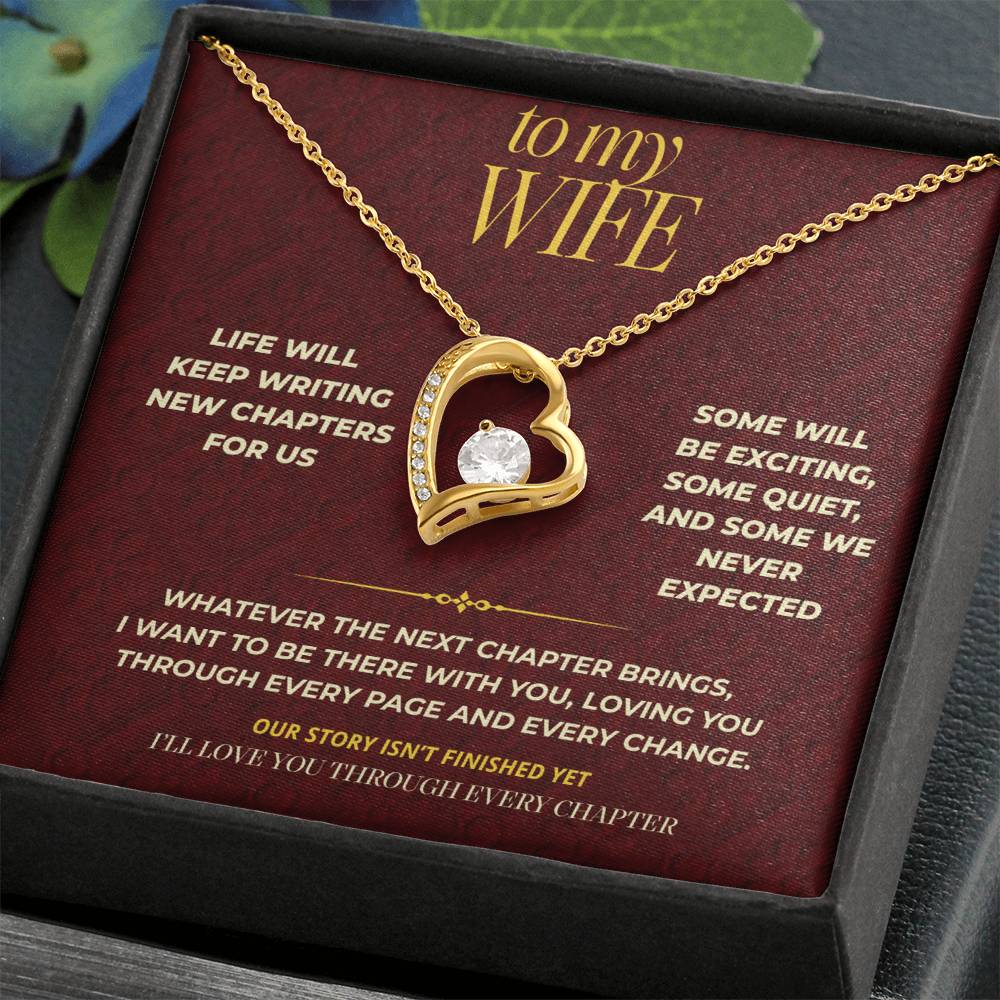 S113 - I’ll Love You In Every Chapter – Forever Love Necklace From Husband
