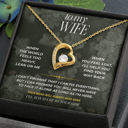 S85 - I’ll Always Be On Your Side – Forever Love Necklace From Husband