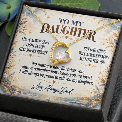 C296 - When Life Asks You To Be Strong Remember You Have Always Been Stronger Than You Know - Forever Love Necklace