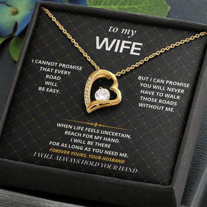 S53 - I Will Hold Your Hand – Forever Love Necklace From Husband