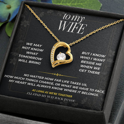 S92 - Wherever Life Takes Us – Forever Love Necklace From Husband