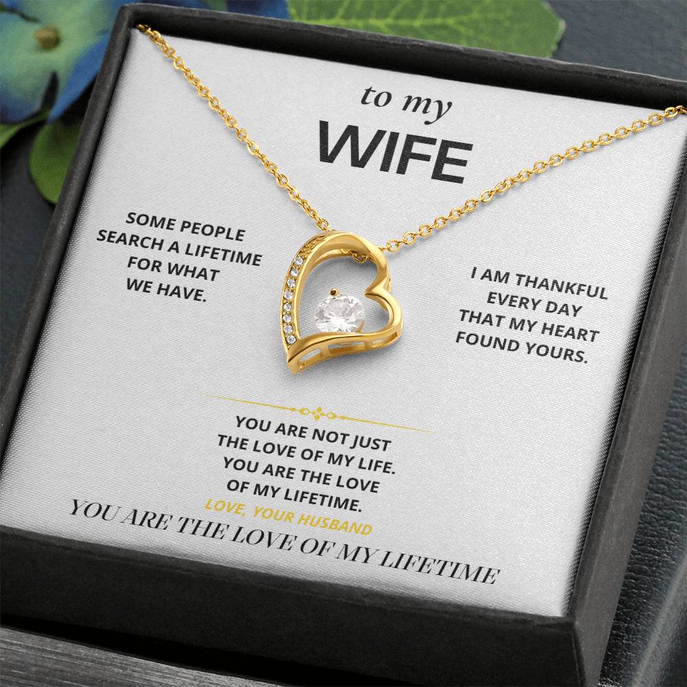 S24 - The Love Of My Lifetime – Forever Love Necklace From Husband