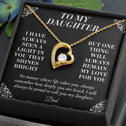 C196 - When Life Asks You To Be Strong Remember You Have Always Been Stronger Than You Know - Forever Love Necklace