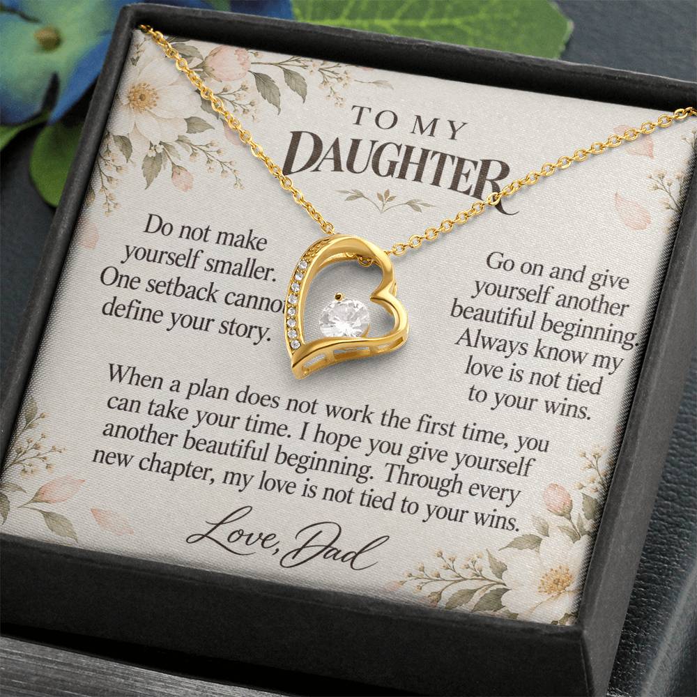 C612 - A Second Chance To Bloom And A Promise To Carry Into New Chapters - Forever Love Necklace