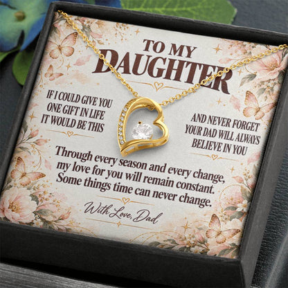 C353 - If I Could Give You One Gift It Would Be To See Yourself Through My Eyes - Forever Love Necklace