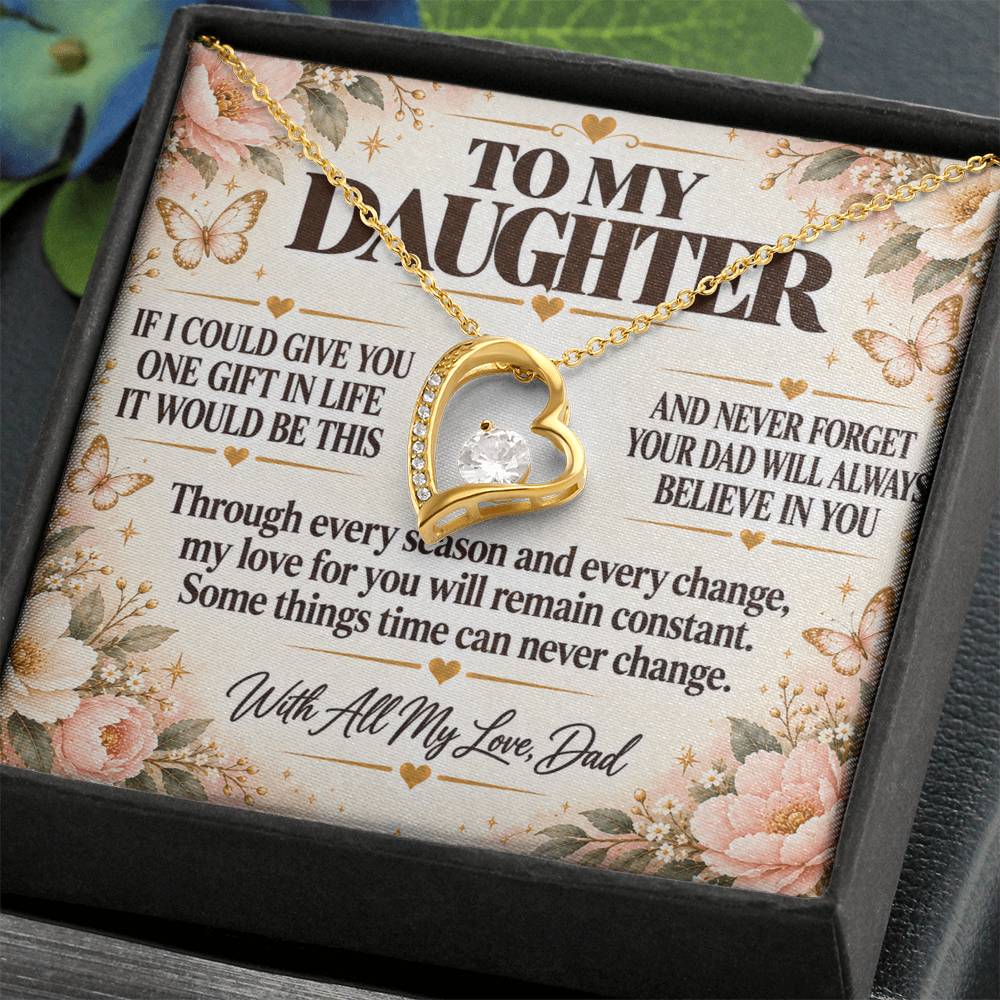 C253 - If I Could Give You One Gift It Would Be To See Yourself Through My Eyes - Forever Love Necklace