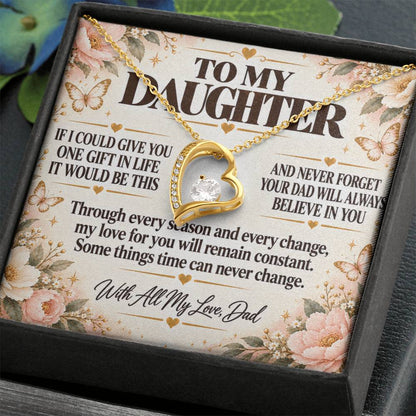 C253 - If I Could Give You One Gift It Would Be To See Yourself Through My Eyes - Forever Love Necklace