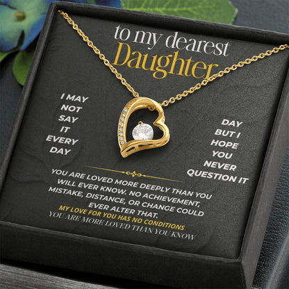S207 - I Hope You Always Know How Loved You Are – Forever Love Necklace From Dad
