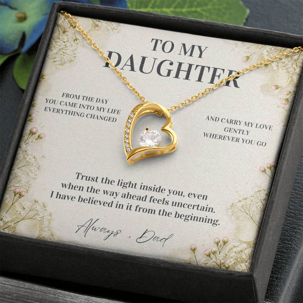 C90 - If You Ever Forget How Special You Are Remember Dad Has Never Forgotten For A Single Day - Forever Love Necklace