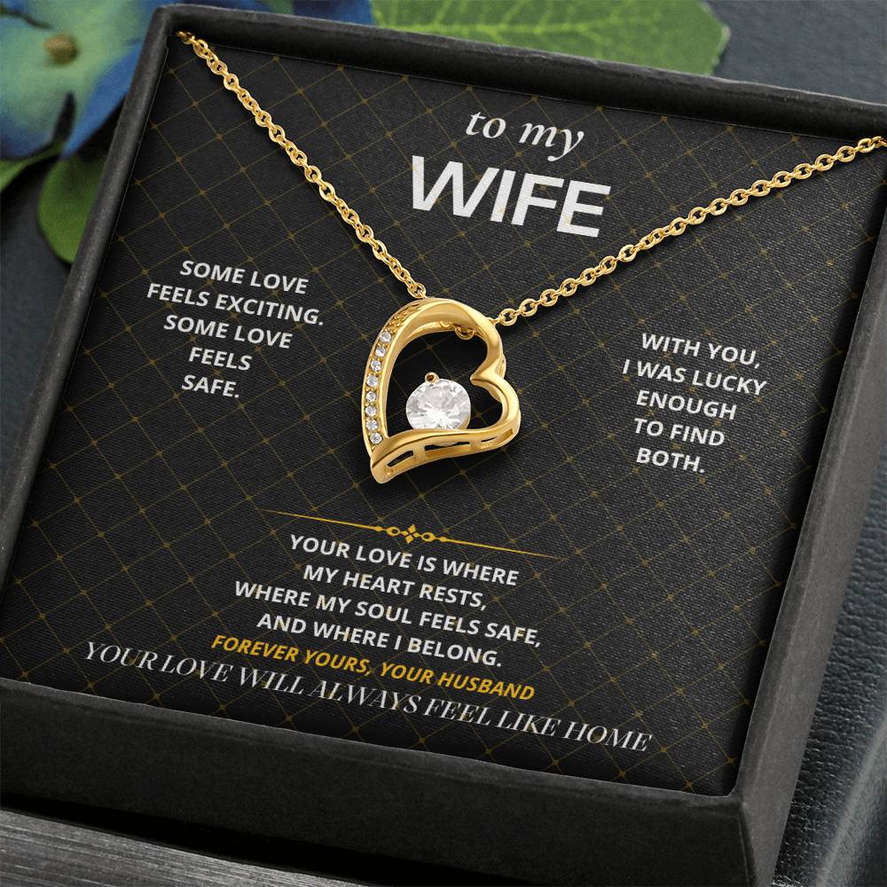 S47 - A Love That Feels Like Home – Forever Love Necklace From Husband