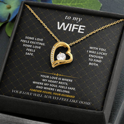 S47 - A Love That Feels Like Home – Forever Love Necklace From Husband