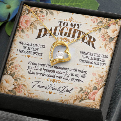 C487 - You Do Not Have To Be Perfect To Make Me Proud You Only Have To Be Yourself - Forever Love Necklace