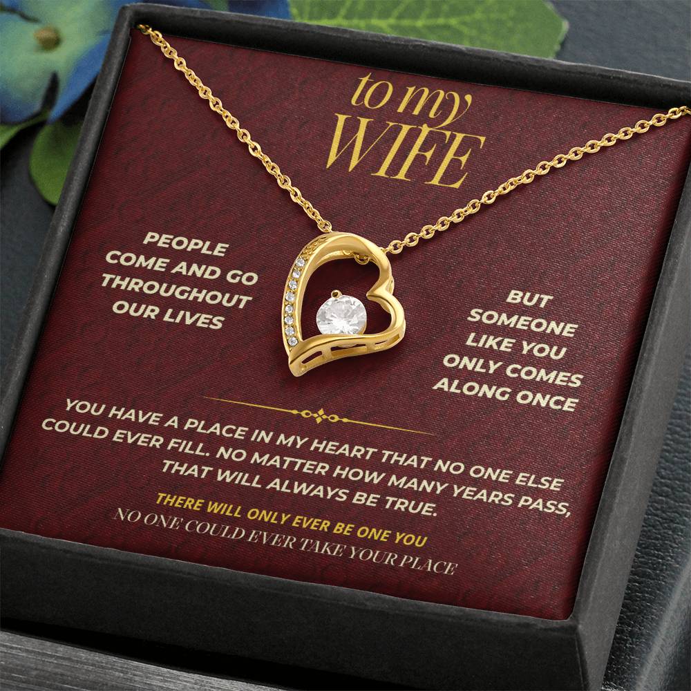 S119 - No One Could Ever Take Your Place – Forever Love Necklace From Husband
