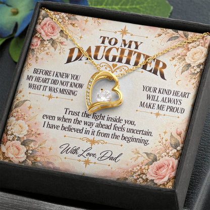 C425 - You Are A Dream I Never Knew My Heart Was Waiting To Love So Deeply - Forever Love Necklace