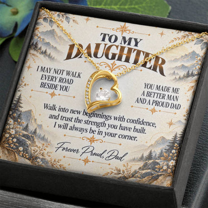 C399 - The Greatest Gift Life Gave Me Was The Chance To Love You As Your Dad - Forever Love Necklace