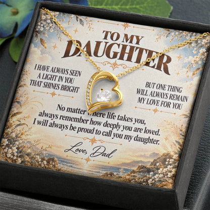 C371 - I Hope You Always See The Light In Yourself That I Have Seen Since The Beginning - Forever Love Necklace