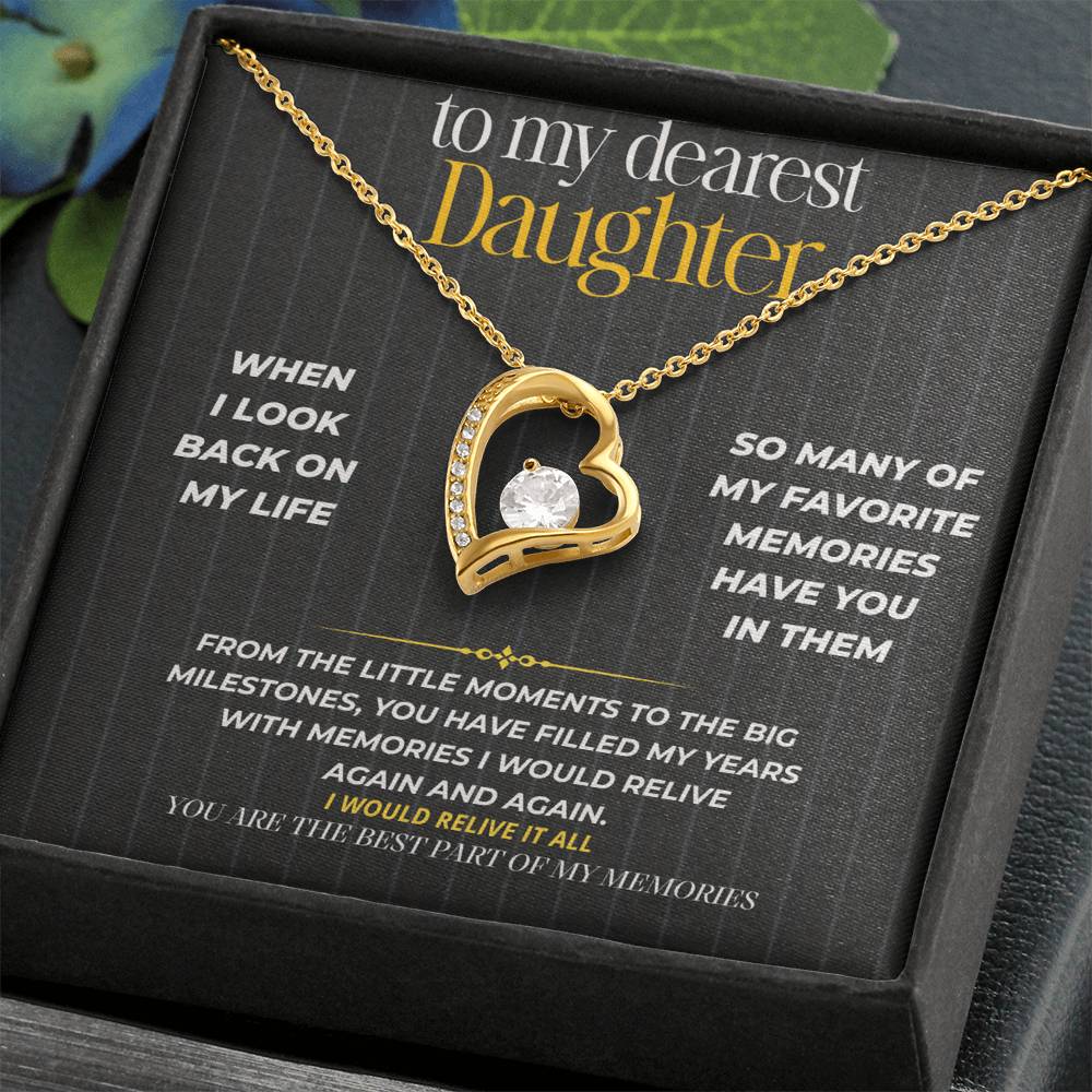 S262 - You Are The Best Part Of My Memories – Forever Love Necklace From Dad